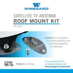 Winegard Winegard Satellite TV Antenna Roof Mount Kit RK-4000