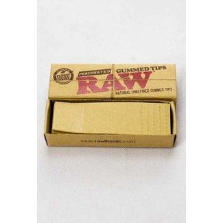 Raw Raw Natural Unrefined Gummed Tips