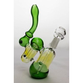 8 in. 2-in-1 dual chamber diffused bubbler 4465 Green