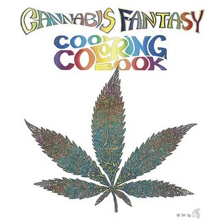 Re and Last Gasp Cannabis Fantasy Cool Coloring Book - by Re