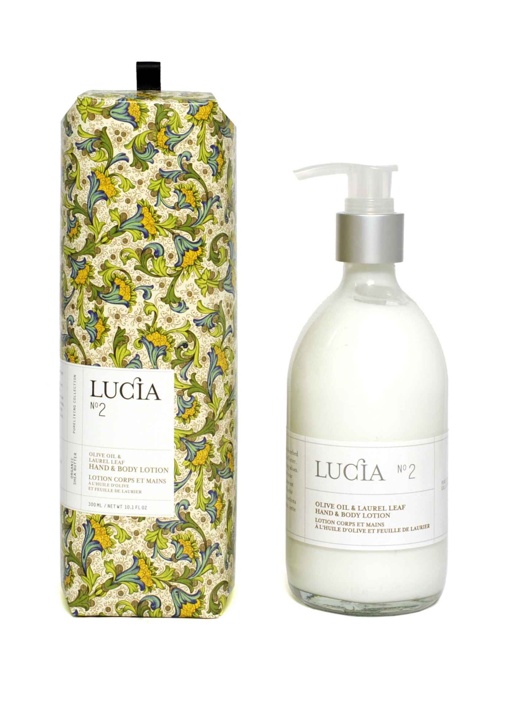 lucia N°2 Olive  Oil & Laurel Leaf Hand & Body Lotion (300mL)