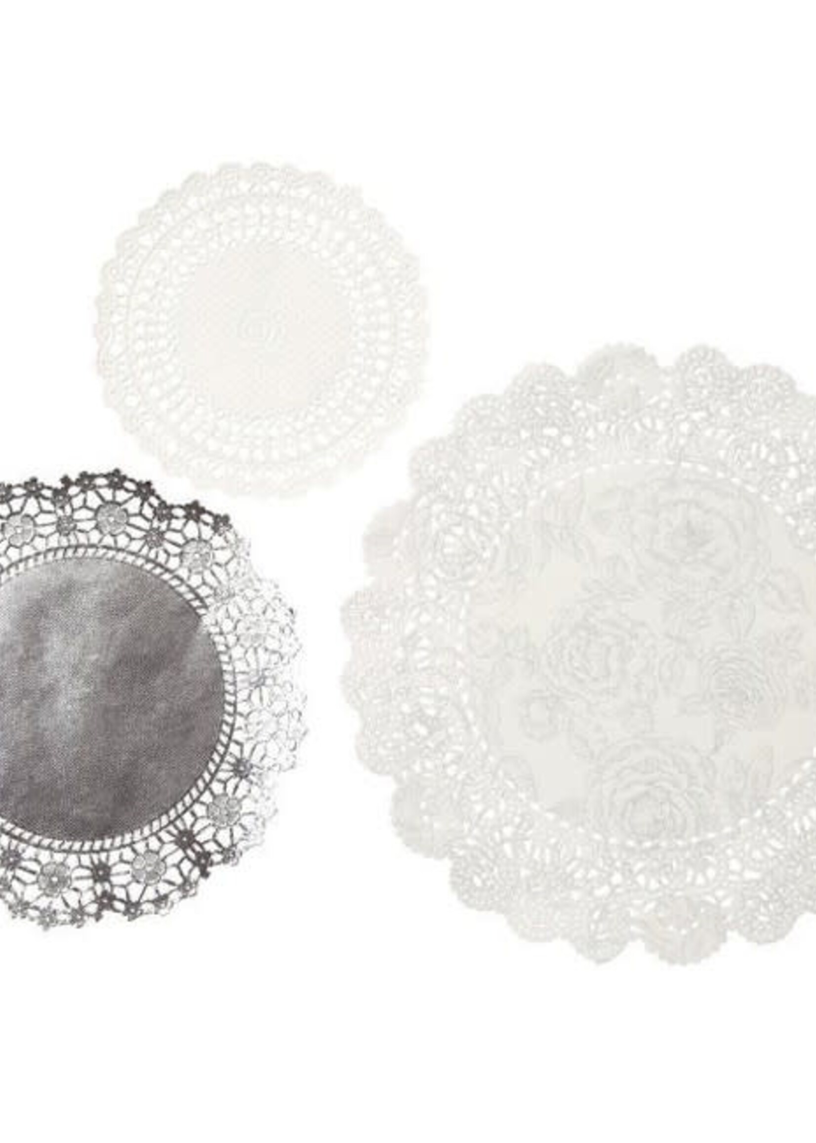 Talking Tables Paper Doilies - Silver