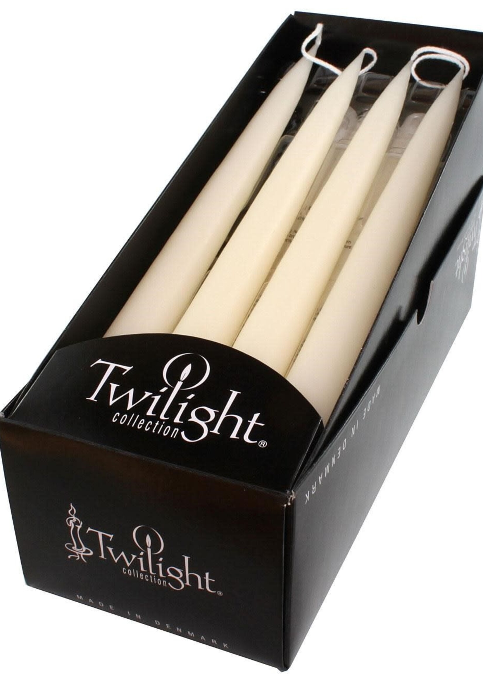 Twilight Collection Taper Candle - Off White - 03