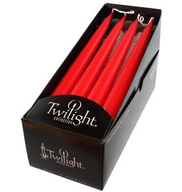 Twilight Collection Taper Candle - Red - 10