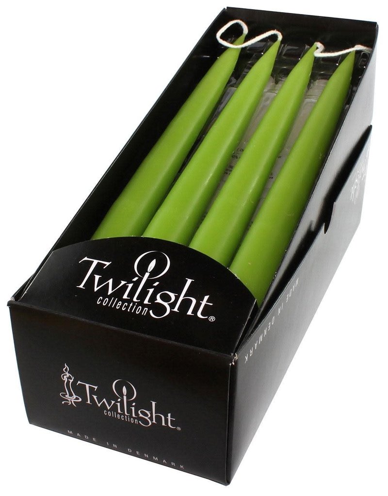Twilight Collection Taper Candle - Medium Green - 37