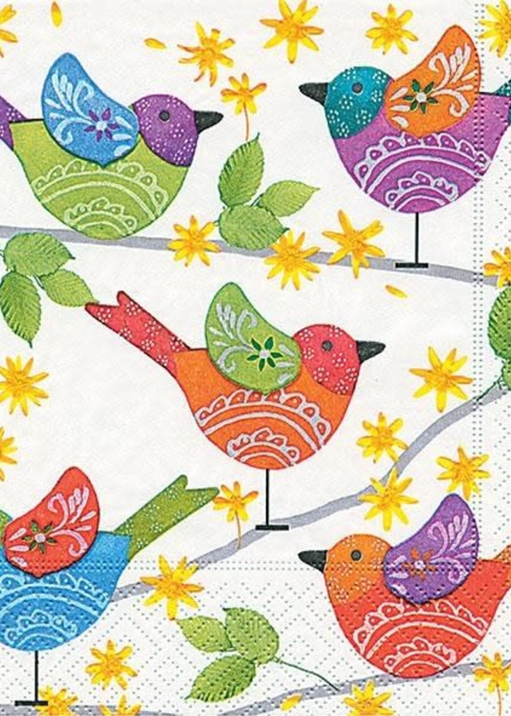 Twilight Collection Colourful Birds - Cocktail