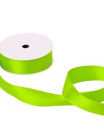 Lime Double-faced Satin Ribbon / 1 1/2 inch /10 metres