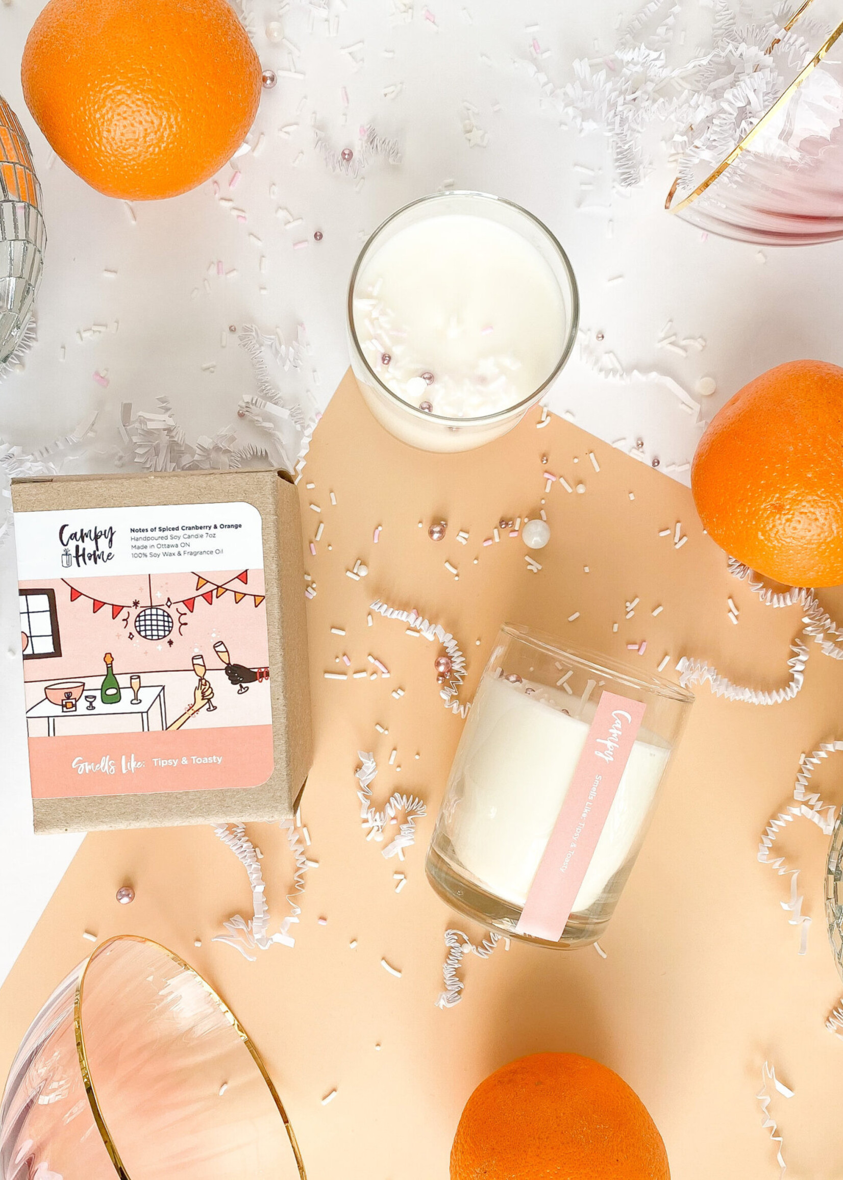 Campy Candles Smells like: Tipsy & Toasty