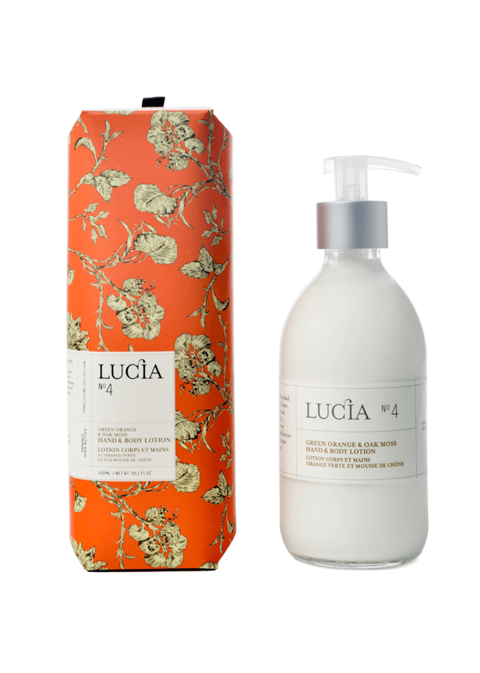 lucia N°4 Green  Orange & Oak Moss Hand &  Body Lotion (300ml)