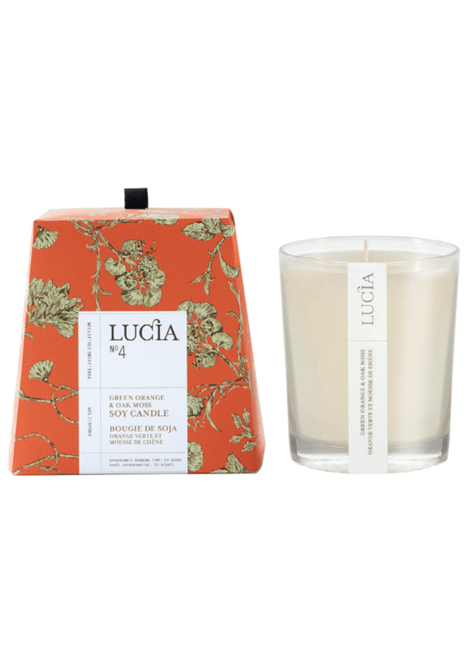 lucia N°4 Green Orange & Oak Moss Soy Candle