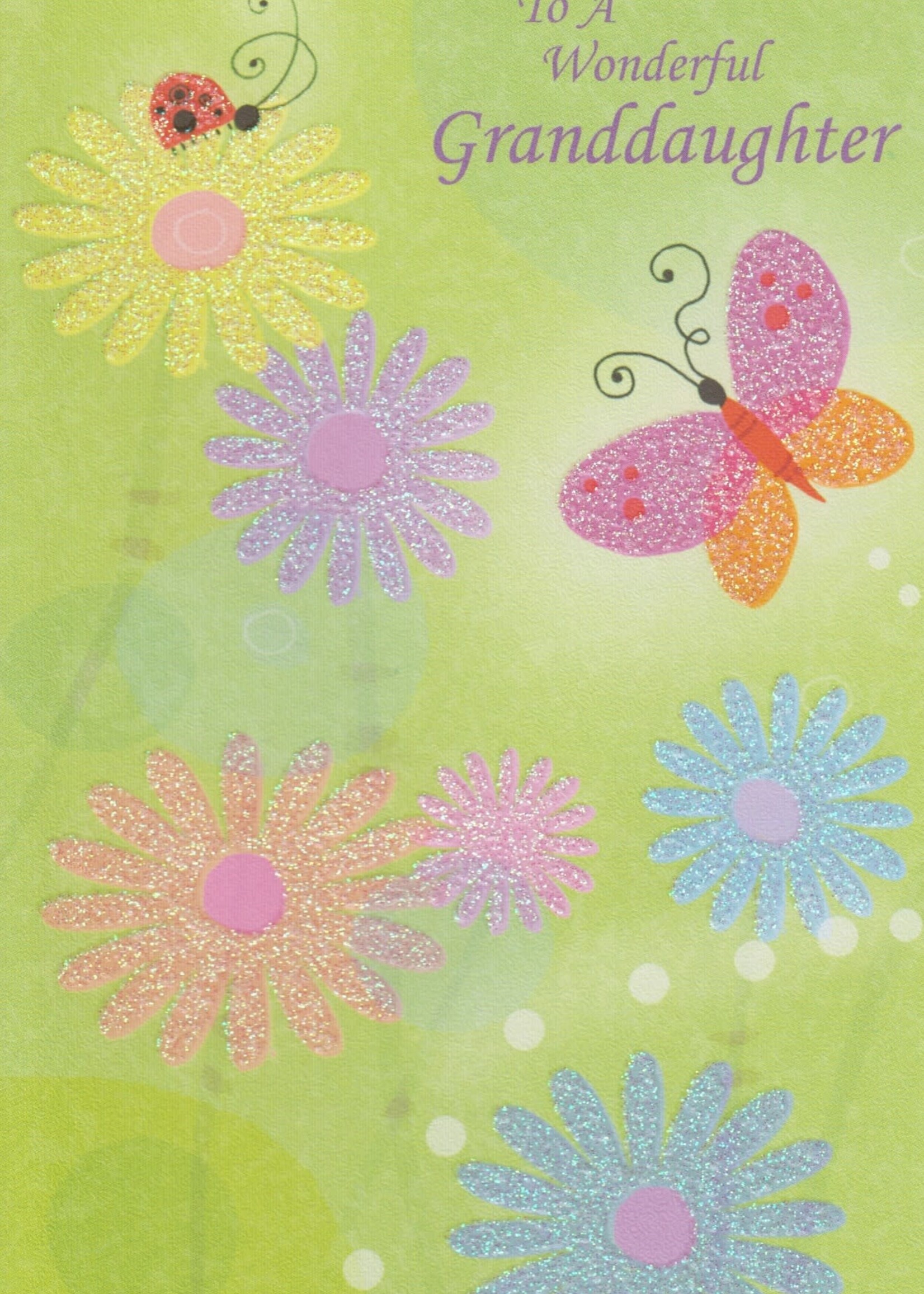 To a Wonderful Granddaughter