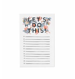 Rifle Paper co Rifle Paper ~ Notepad ~ Let's Do This