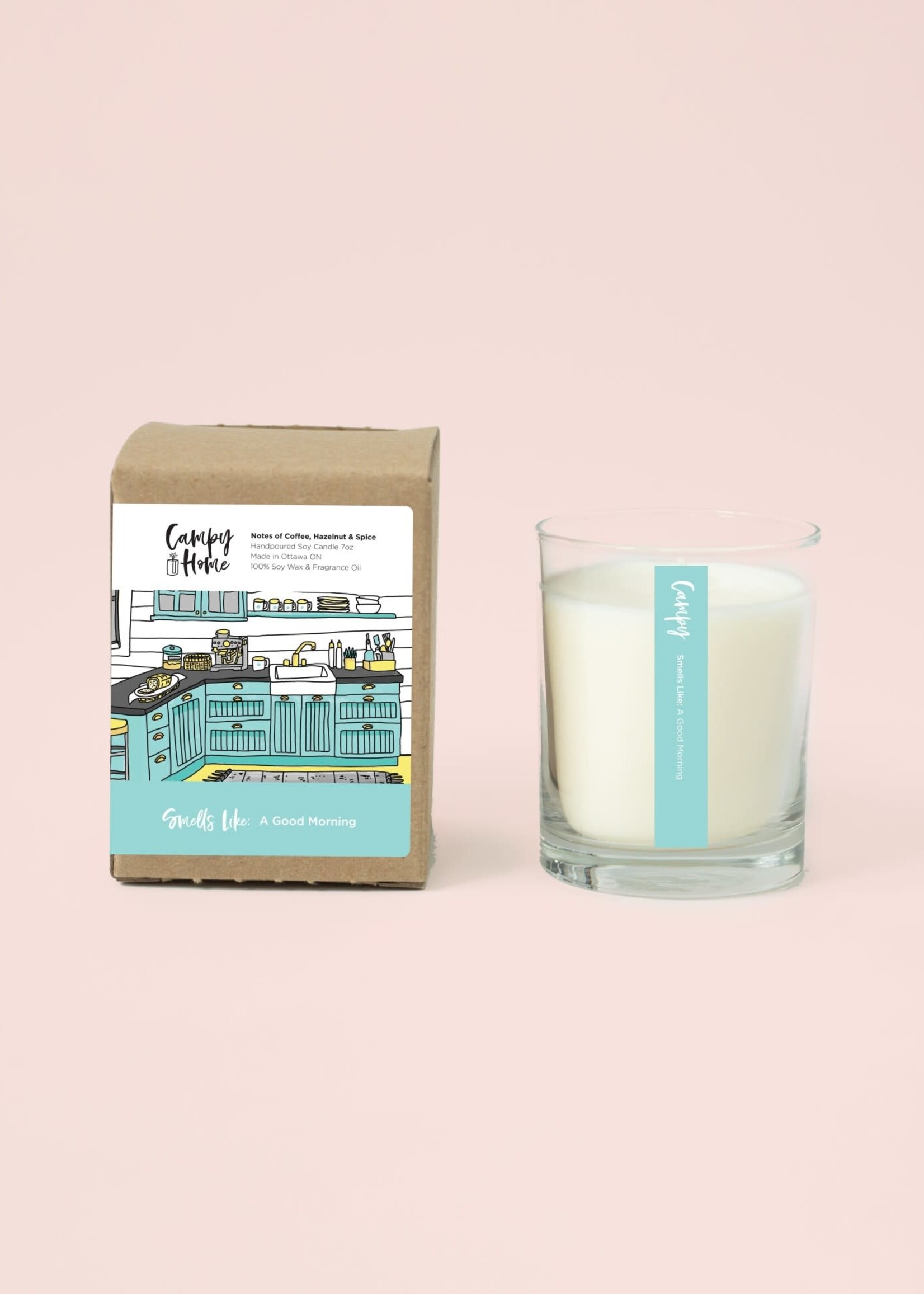 Campy Candles Smells Like: A Good Morning