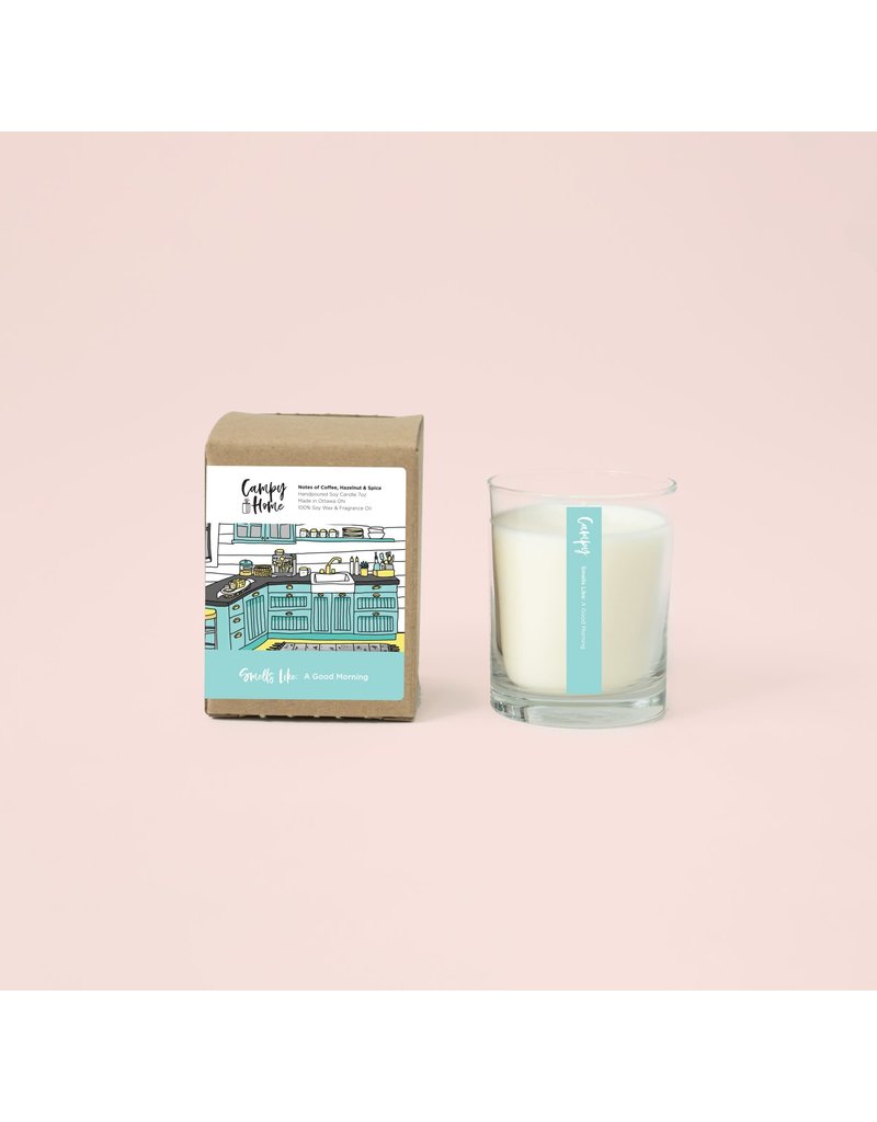 Campy Candles Smells Like: A Good Morning