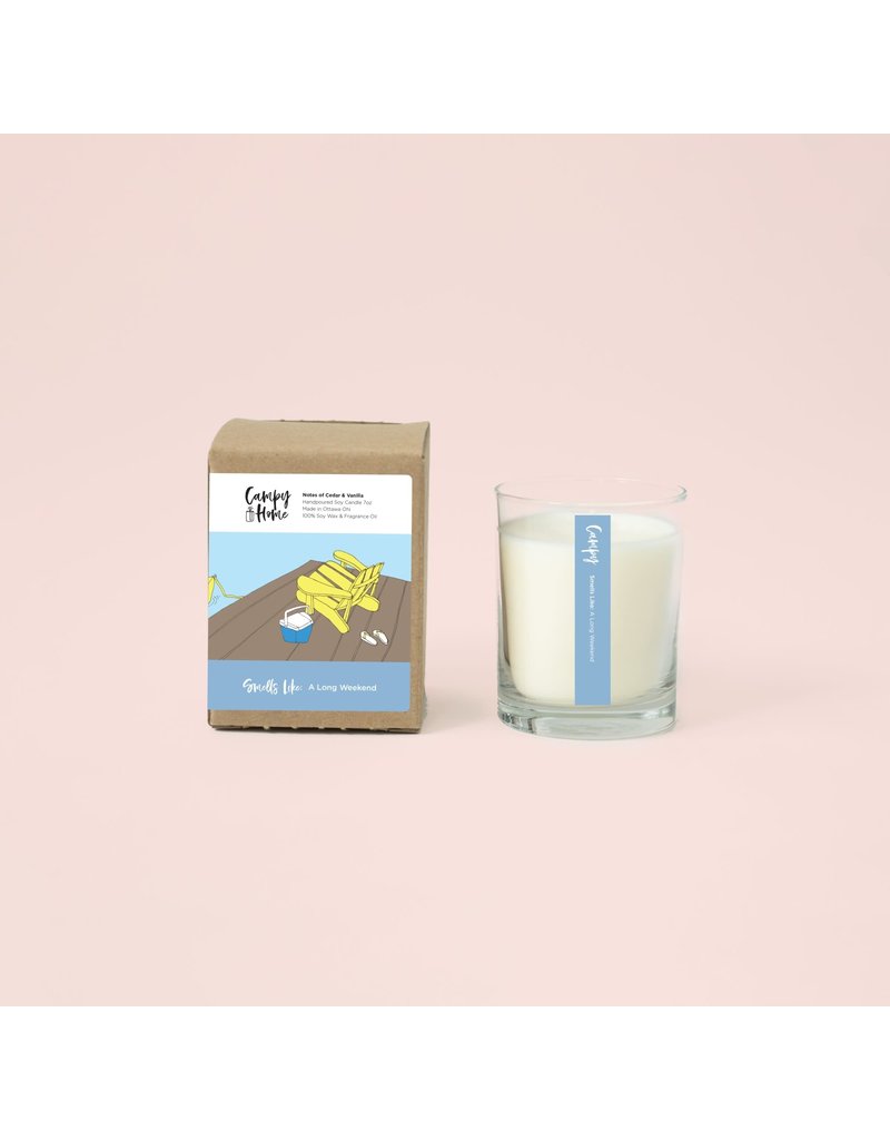 Campy Candles Smells Like ~ A Long Weekend