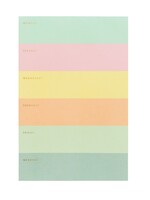 Rifle Paper co Rifle Paper Co Colour Block Weekly  List Pad