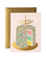 Rifle Paper co Rifle Paper Co Happy Birthday Sprinkle Cake