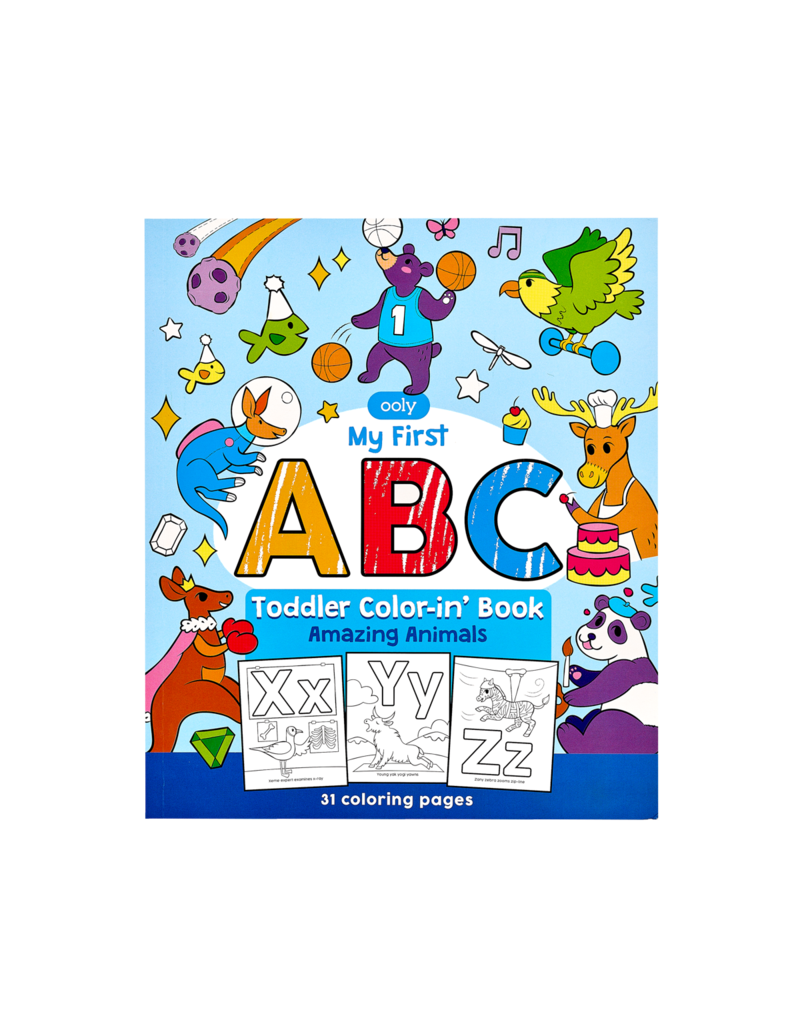 Ooly Color-In Book - My First A-B-C
