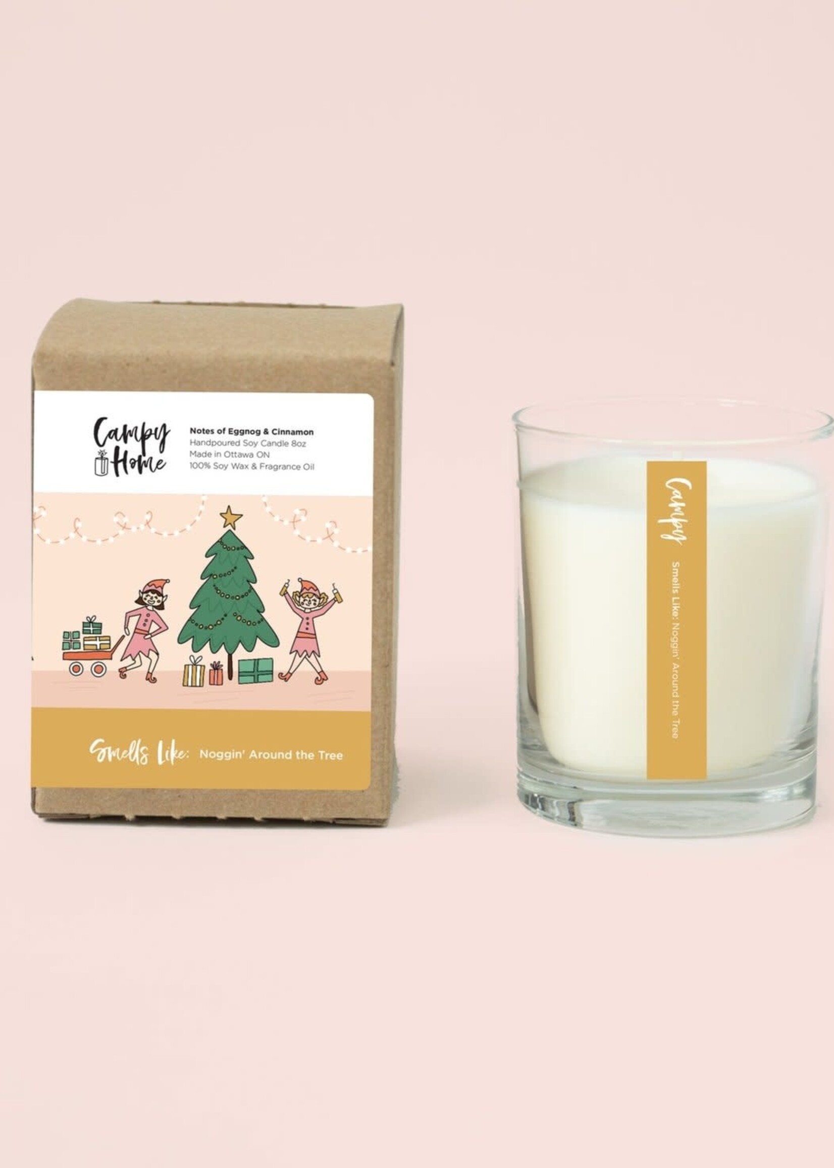 Campy Candles Smells Like: Noggin' Around The Tree