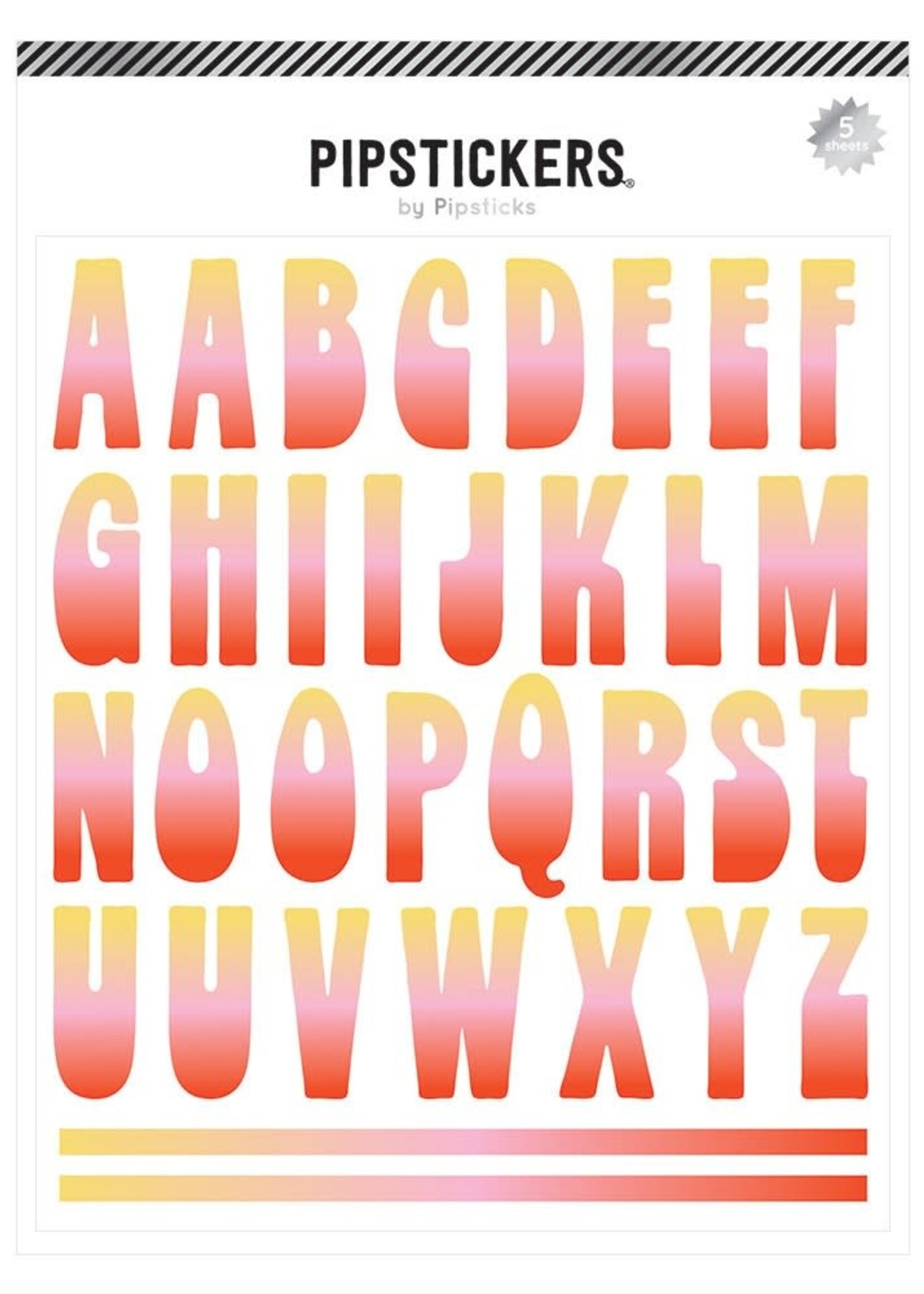 Stickers ~ Groovy Alphabet