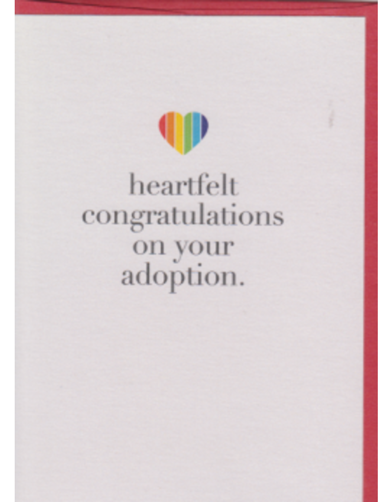Design With Heart Heartfelt Congratulations - Adoption