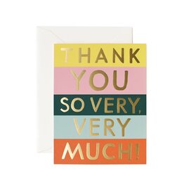 Rifle Paper co Rifle Paper Co ~ Colour Block Thank You