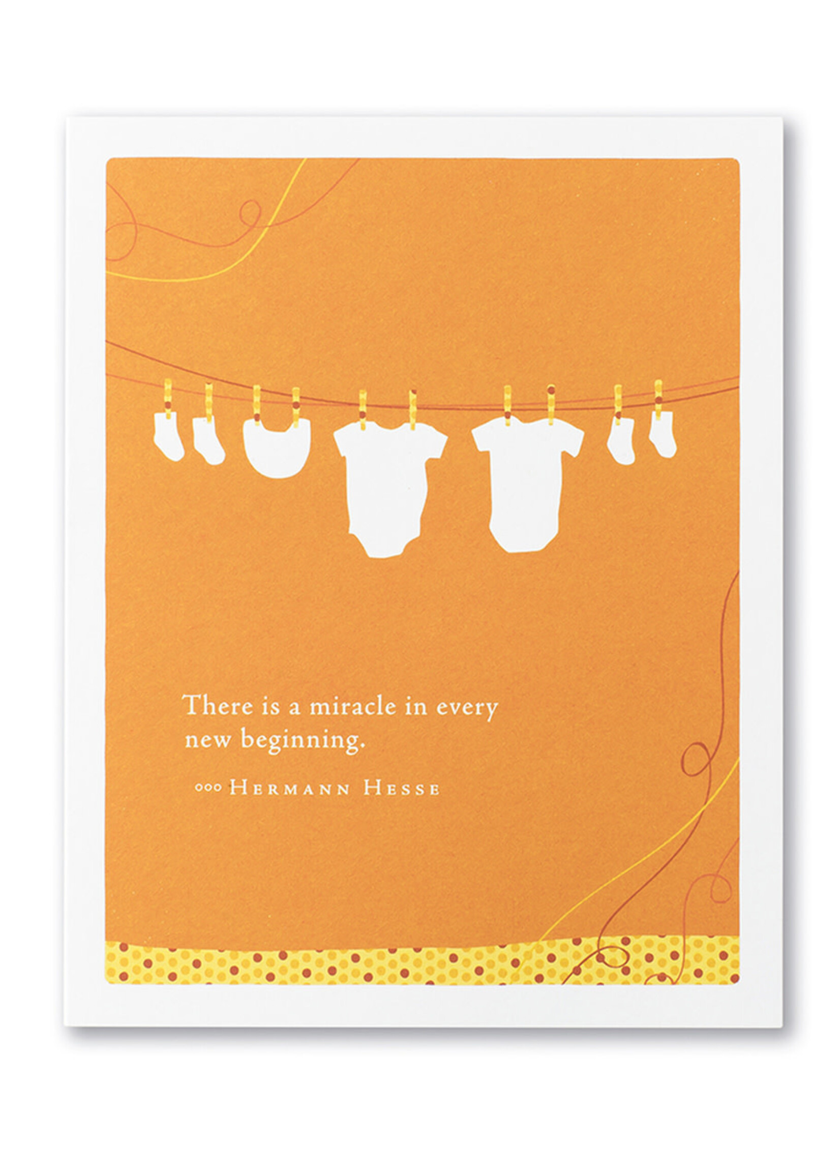 There is a miracle in every new beginning.