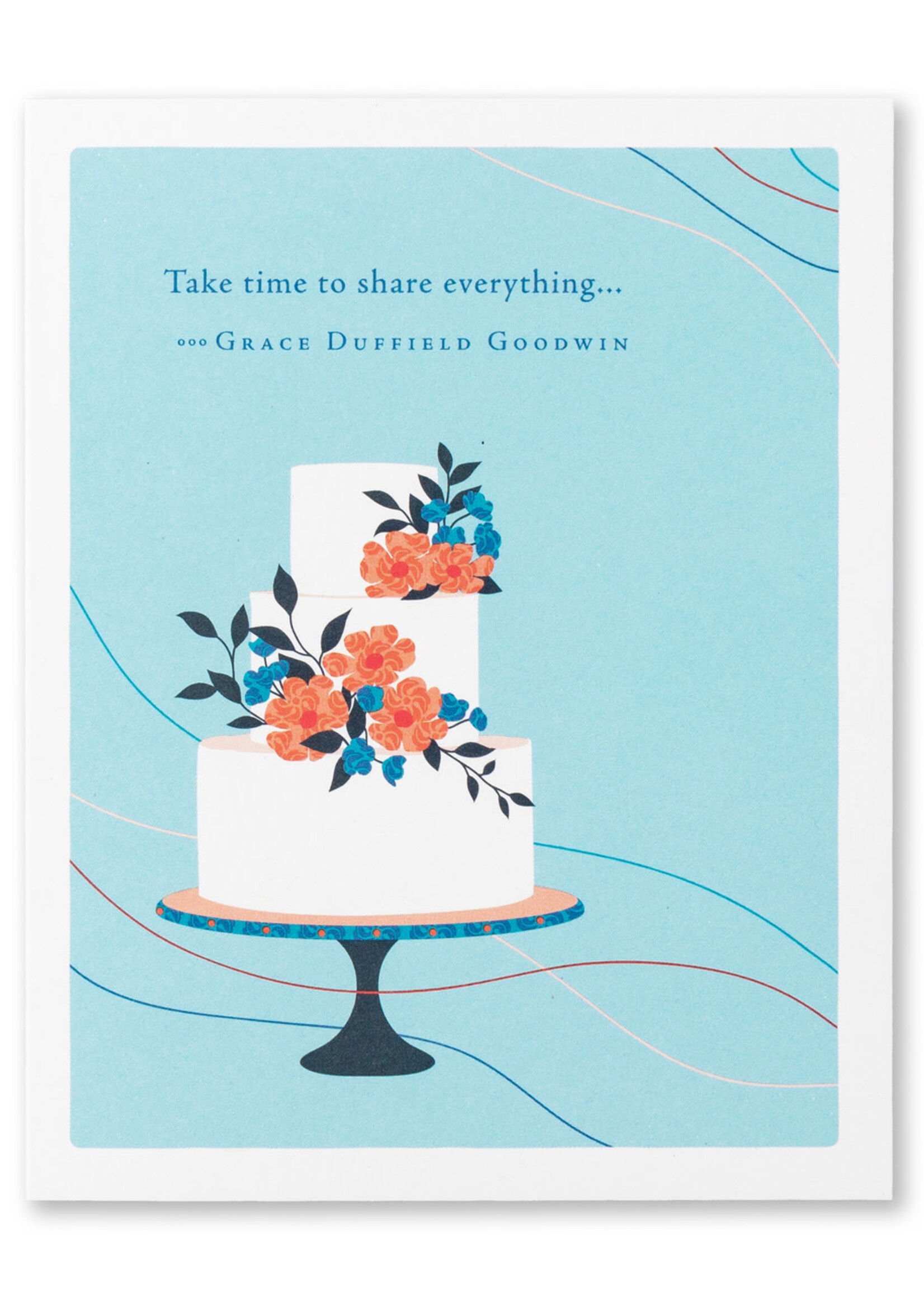 Take time to share everything.