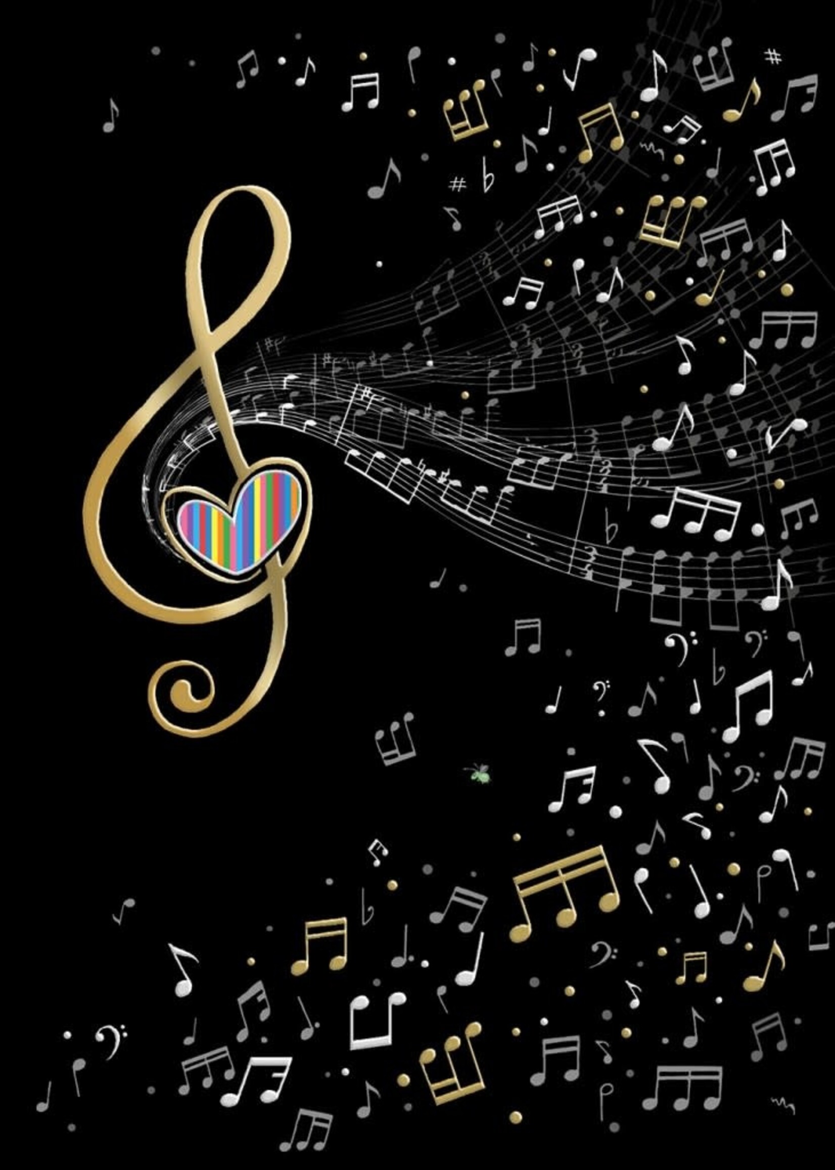 Bug Art On a Musical Note