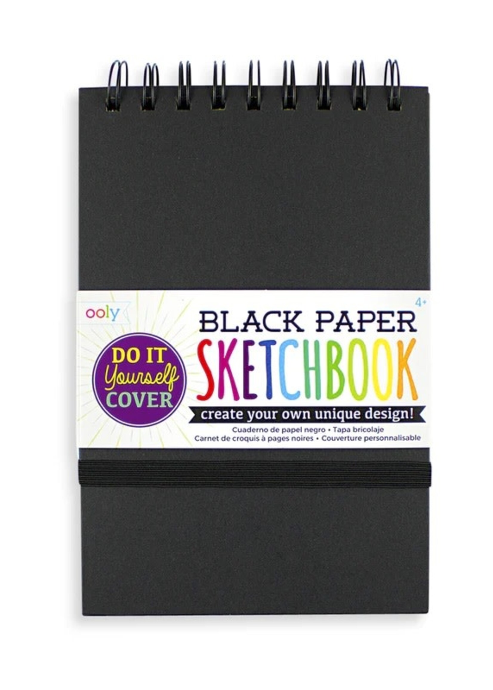 Small DIY Sketchbook (Black Pages)