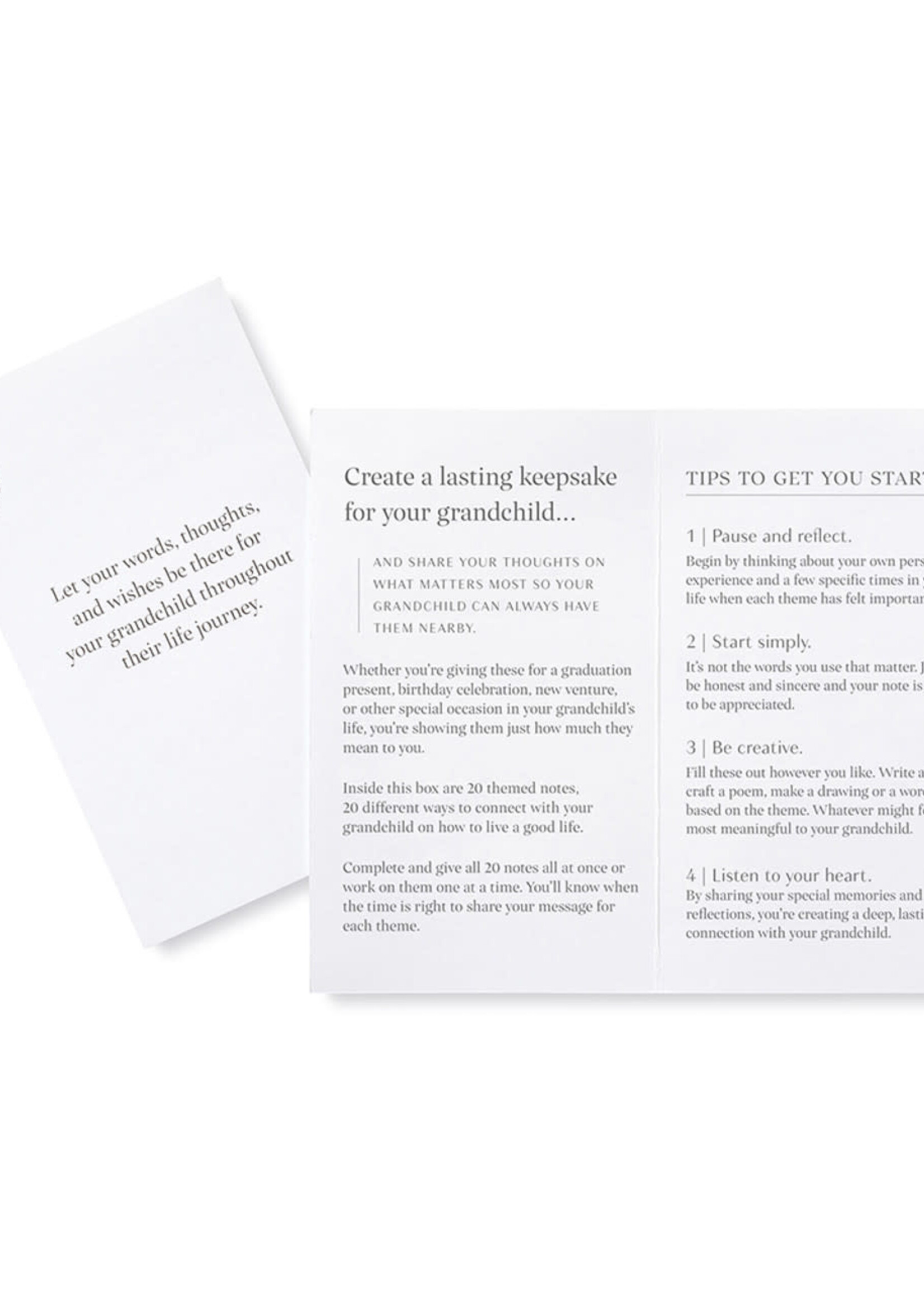 Life Notes Kit ~ Thoughts and Wishes For Your Grandchild
