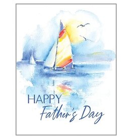 gina b Happy Father's Day Sailboat