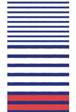 Caspari Guest Towels ~ Breton Stripe - Blue