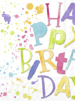 IHR Cocktail Napkins ~ Birthday Splashes