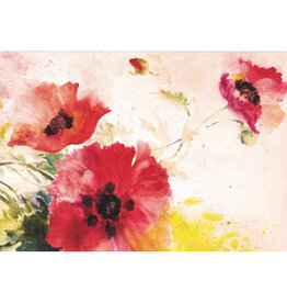 Peter Pauper Boxed Notes ~ Watercolour Poppies