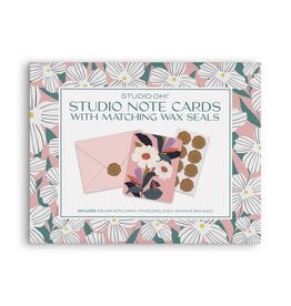 studio oh Blooming Notecards with Wax Seal