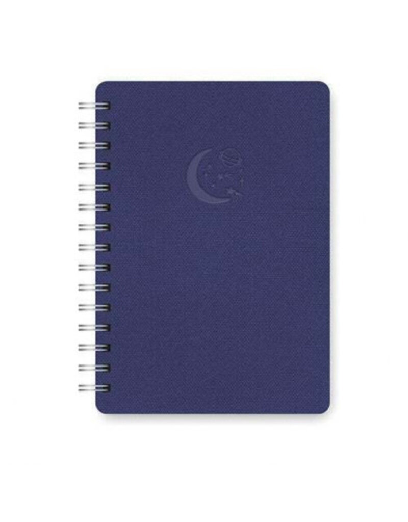 studio oh Spiral Notebook ~ Moon & Stars