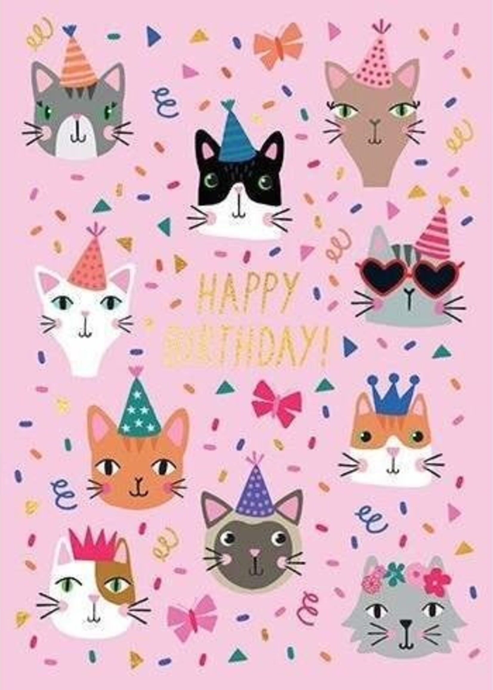 Happy Birthday ~ Party Cats