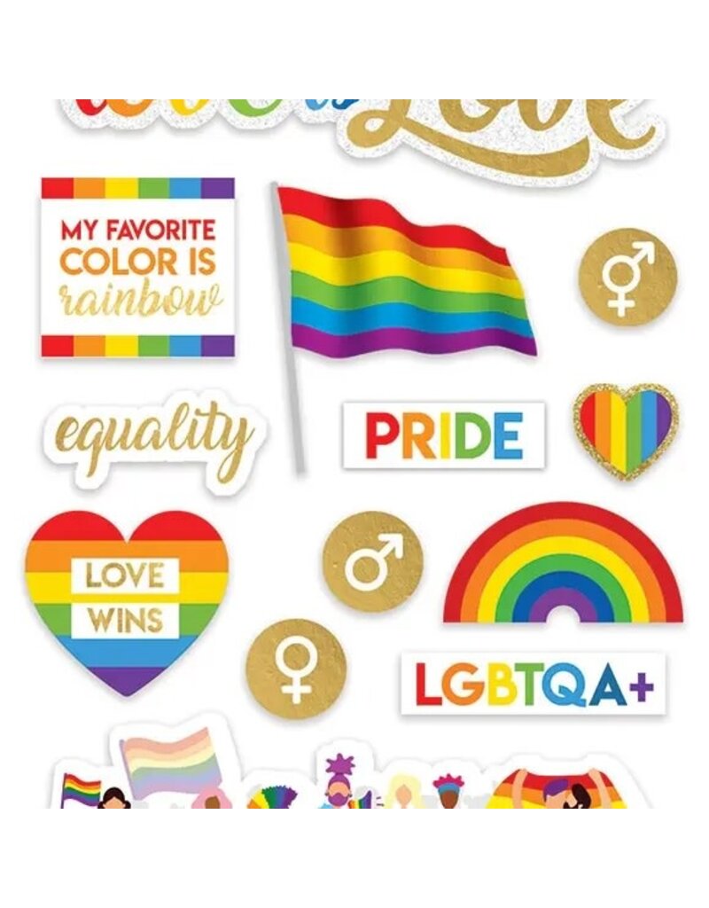 Paper House Love Is Love Stickers