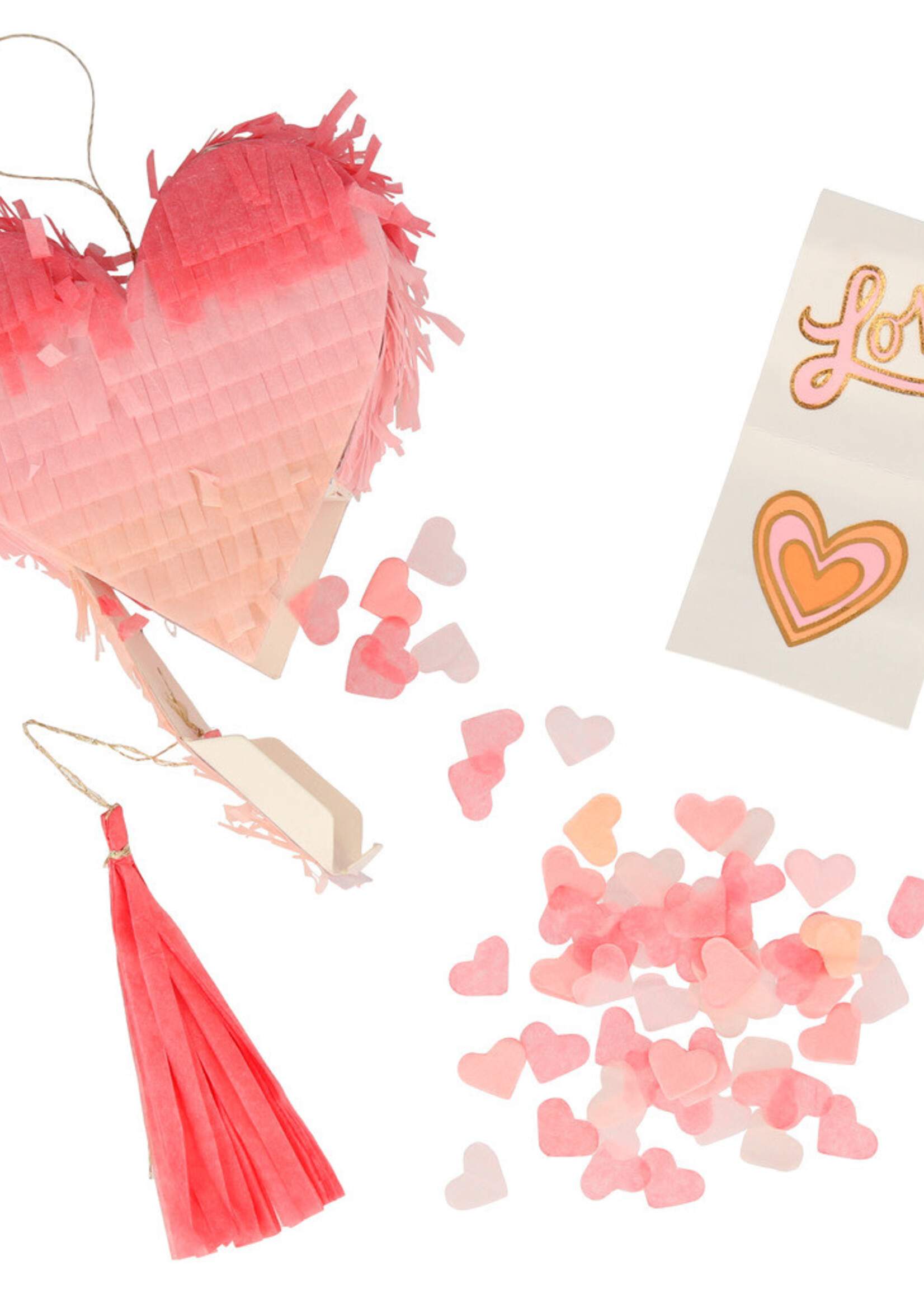 meri meri Meri Meri Ombre Heart Pinatas