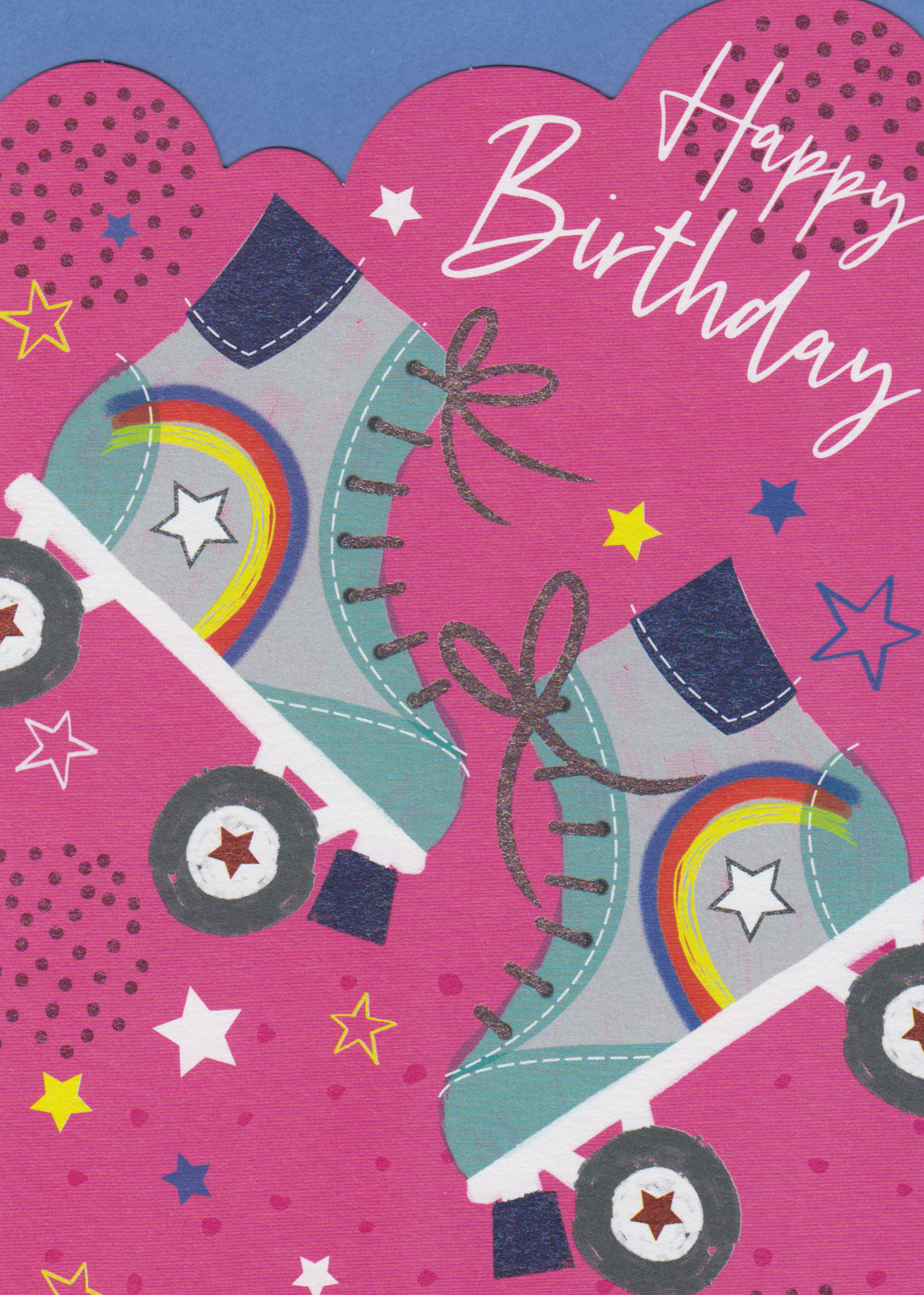 Laura Darrington Happy Birthday - Roller Skates