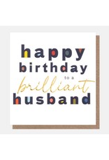 Caroline Gardner Happy Birthday to a Brilliant Husband