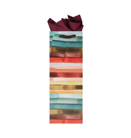 Gift wrap company Bottle Bag - Saturated Stripes