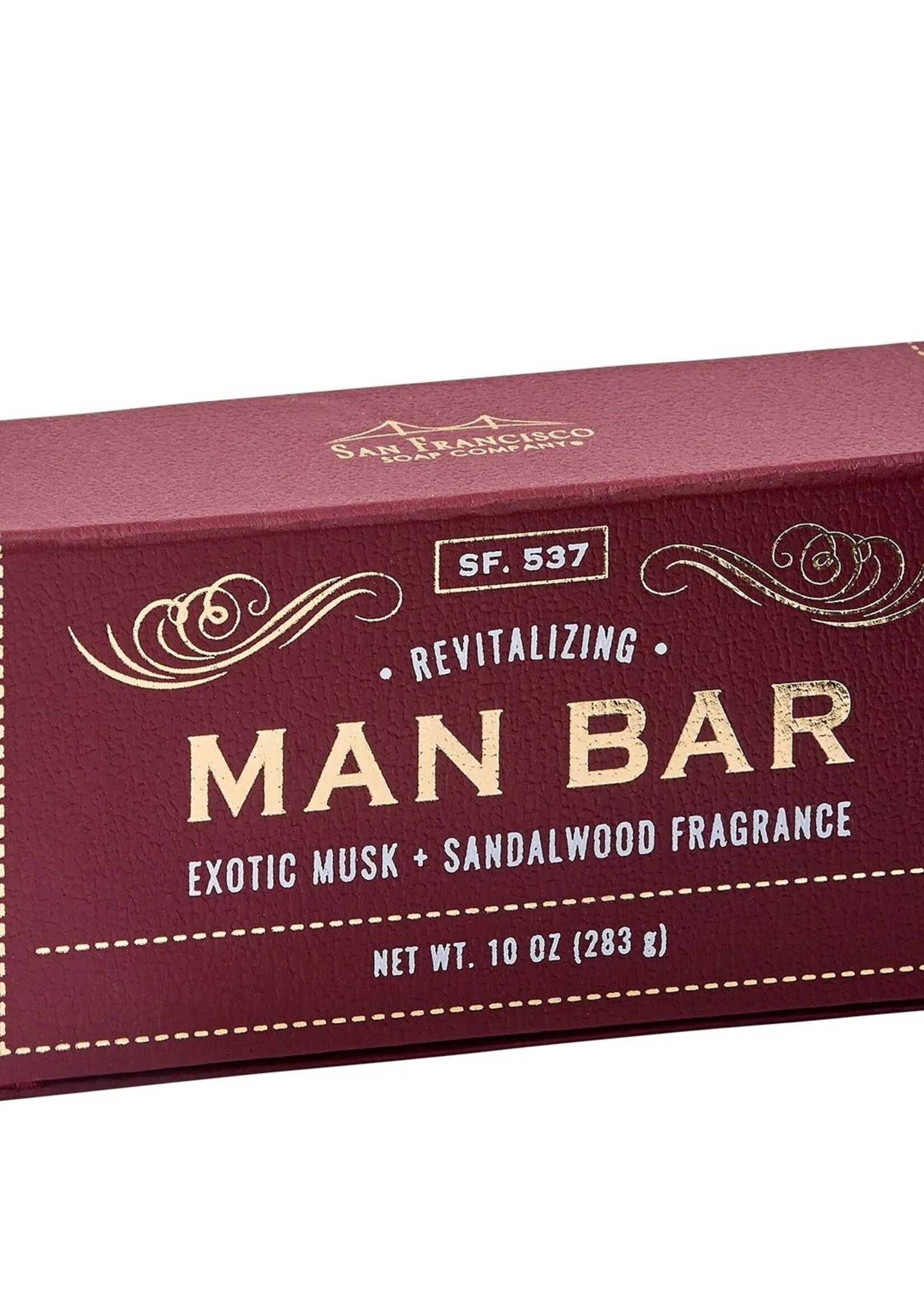 San Fransico Soap Co Man Bar ~Musk & Sandalwood