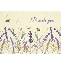 Peter Pauper Boxed Thank You Notes ~ Lavender
