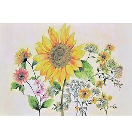Peter Pauper Boxed Notecards ~ Watercolour Sunflowers