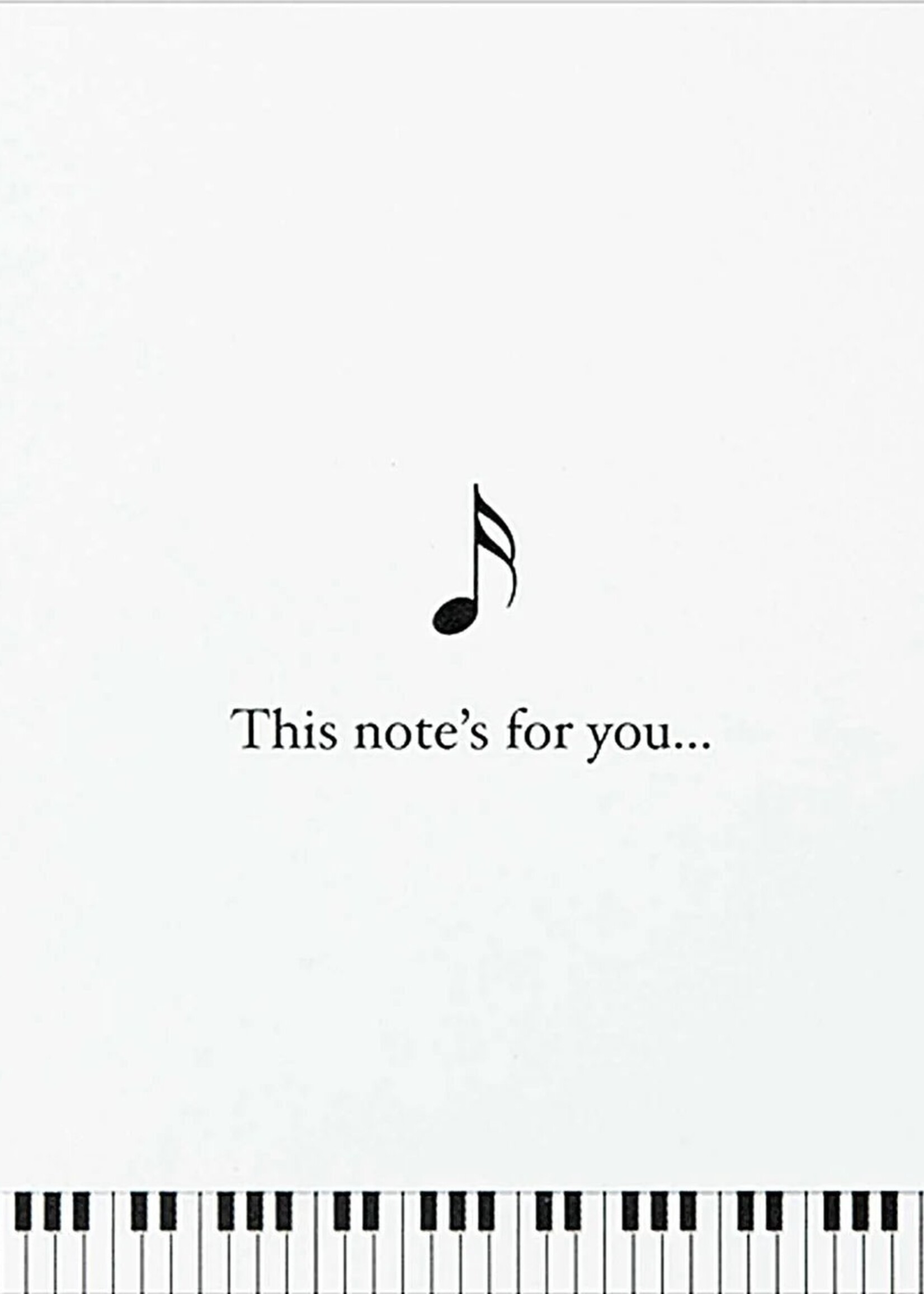 Peter Pauper Boxed Notecards ~ This Note's For You