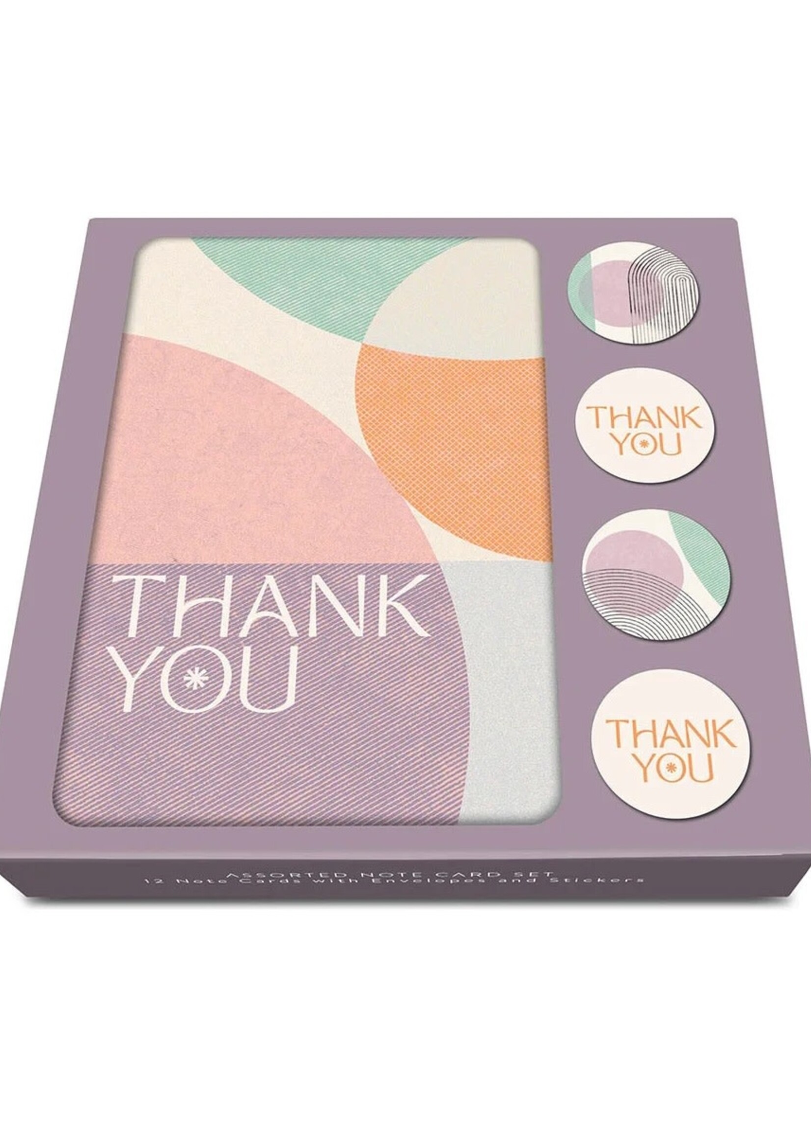 studio oh Boxed Thank You Notes ~ Purple Balance