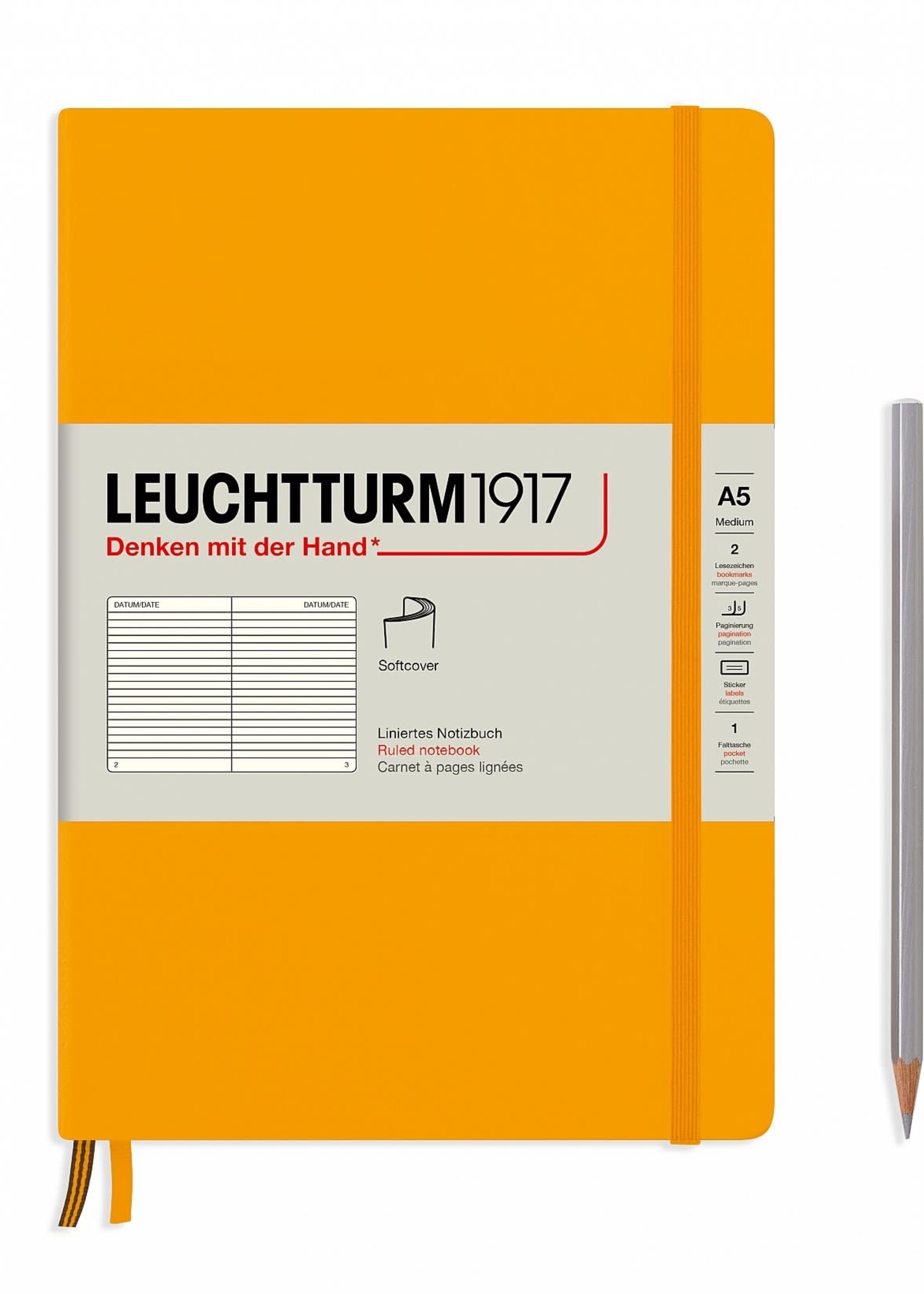 Leuchtturm Leuchtturm1917 A5 Softcover, Ruled