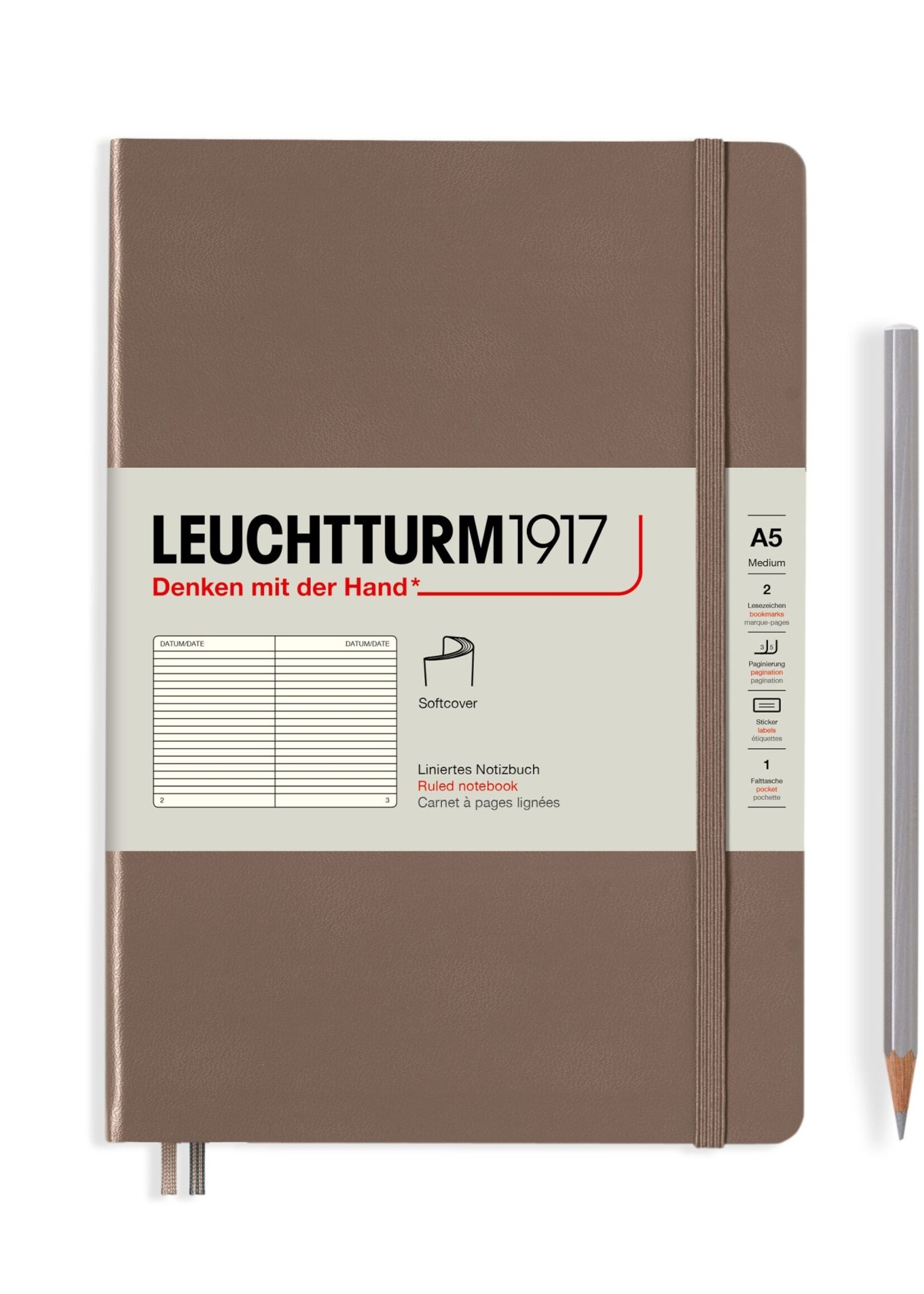 Leuchtturm Leuchtturm1917 A5 Softcover, Ruled